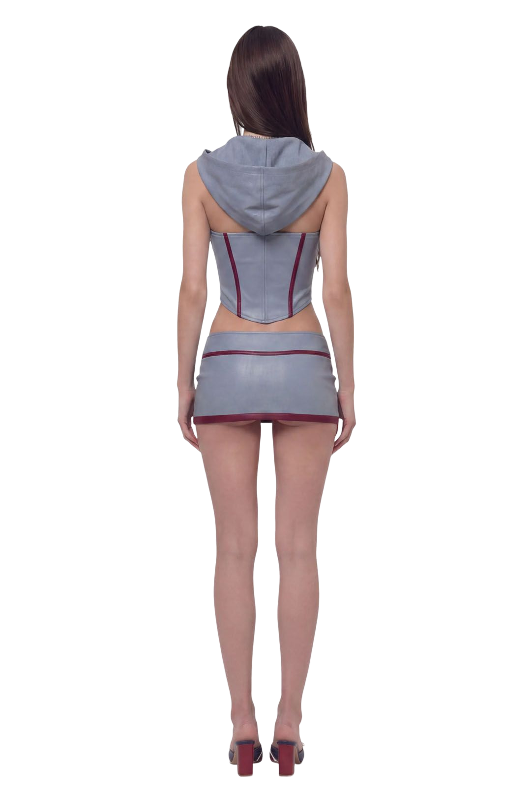 Aelora Top Blue Red